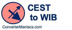 CEST to WIB Converter .